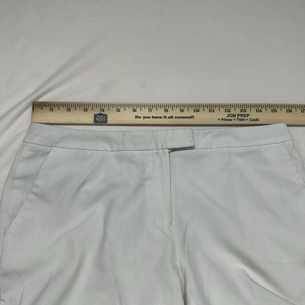 Calvin Klein Womens Ivory Dress Pants Lined‎ Career Suit Trousers